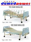 HOSPITAL BED ONE AND TWO CRANK MANUAL Type : HCB - 7031 AND HCB - 7011 " ACARE"