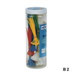 PNylon cable ties, cable ties, steel cables, hardware, packing of series B