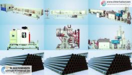 HDPE large caliber gas duct and water pipe production line