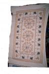 HAND Embroidery Bed Sheet with Embroidery Work