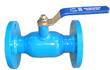 Full bore fully welded ball valve with flange end