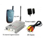 .Mobile phone with colour security wireless spy mini wireless camera and transmitter( DK-MP01)