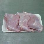 frozen rabbit hind leg bone-in skinless