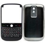 BlackBerry Bold 9000 Housing Cover Keypad - Frosted Frame With Black ( Metal)