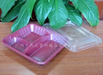 Plastic disposable food container