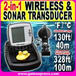 Wireless Boat Fish Finder Fishfinder Sonar Alarm Â° C Â° F