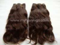 human hair machine wefts