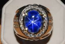 Batu Mulia Cornflower vivid Blue Safir Star UnHeat ( SPS 076) = SOLD OUT / TERJUAL