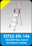 Snager Step Swivel Aluminium Ladder / Tangga Kerja Aluminium Step Fleksibel ( Model : SSTS2-EN-146)