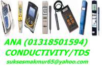 CONDUCTIVITY/ TDS/ SALINITY METER Palintest,  Eutech,  Lutron,  Hanna,  Hubungi Ibu ANA: 021-96835260 HP: 081318501594 email suksesmakmur65@ yahoo.com