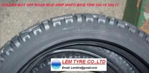 Golden Boy Motorcycle tyre Mud Grip 300-17