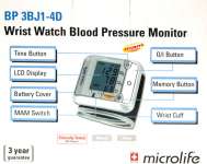 Tensimeter Digital Microlife BP 3BJ1-4D