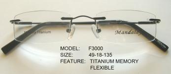 Sell titanium memory optical frames