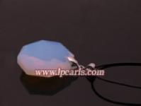 40mm Octagon shaped chinese crystal Pendant