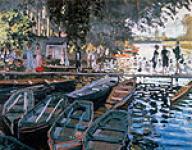 Bathers Grenouillere - Claude Monet