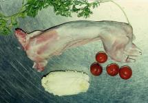 frozen rabbit whole carcass bone-in skinless