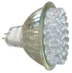 MR16,  48 Super bright LEDs,  Warm white Spotlights,  12V