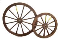 Wooden Wheels,  Garden Furniture