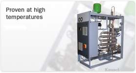 Water-operated temperature control units up to 180Â° C