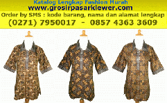 Blus Batik Kerja Gading WB6853 GrosirPasarKlewerCom