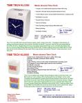 Mesin Absensi Kartu ; Time Clock TIME TECH KL3300 &amp; KL 6600