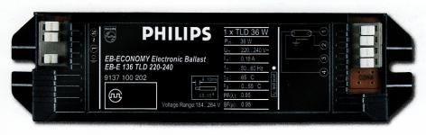 Electronic Ballast / Ballast Elektronik Philips EBB