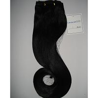 Synthetic hair weft