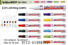 Alice Japan Artline green pen touch-up painting