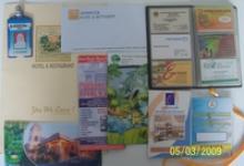 Kartu nama,  brosur,  pamflet,  nota,  kuitansi,  kop surat,  kop amplop,  seminar kit,  stopmap,  ID card kalender,  dll