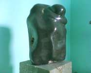 Patung Abstract marmer hijau