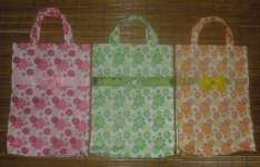 Promo Tas dari bahan spungbong/ tissue murah bulan ini