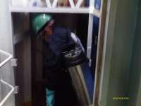 Spraying pengendalian serangga merayap area kapal