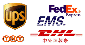from China to worldwide express service by dhl ups ems