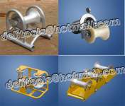 Cable roller/ galvanized/ Cable roller with ground plate