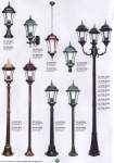 Antique garden lamps 5034 N & M series