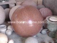 Red Granite Stone Ball