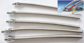 small bore protective Stainless Steel flexible Conduit for instrument wirings,  STAINLESS STEEL FLEXIBLE CONDUIT