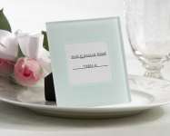 Portraits of Love Frosted Glass Frames / Place Card Holders
