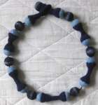 Felted and crocheted jewelry