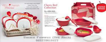 Tupperware Solo " Cherry Red Collection "