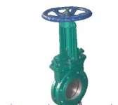 Cast or ductile iron valve knife gate valve bolted gland