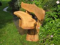 Suar wood Garden bench 3 seater