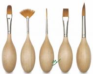 arts brush, wooden pottery tool kits, wooden pen (MY40-1002)