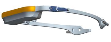 Video Glasses with 35&quot; Image with CE/RoHS/FCC BTM-VG3511