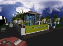 Desain Arsitektur Kantor BPR Majalengka