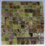 Onyx mosaic red onyx tiles,  green onyx mosaic tiles ,  dark green onyx mosaic tiles,  light green mosaic tiles ,  white onyx mosaic tiles, green onyx mosaics tiles,  Light green onyx mosaics,  Multi onyx mosaic,  Red onyx mosaics etc Onyx Mosaic Tiles Colors:Dar
