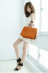 3085 Artificial leather color black,  cream,  orang,  white Rp.210.000.jpg