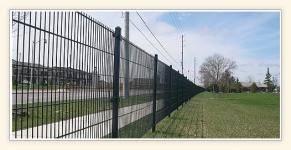 galvanized fence