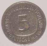 COIN 5 CENT JERMAN 1975