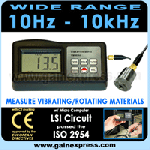Digital Vibration Meter w/ LCD ,  Guage Tester Analyzer
